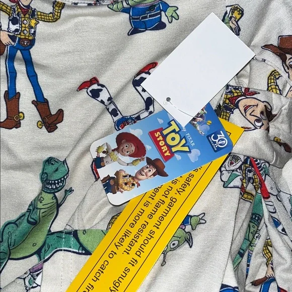 Disney Pixar Toy Story Toddler Long Sleeve Top & Pants, 2-Piece Pajama Set - Picture 4 of 4